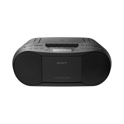 CD/Cassette Boom Box with Radio