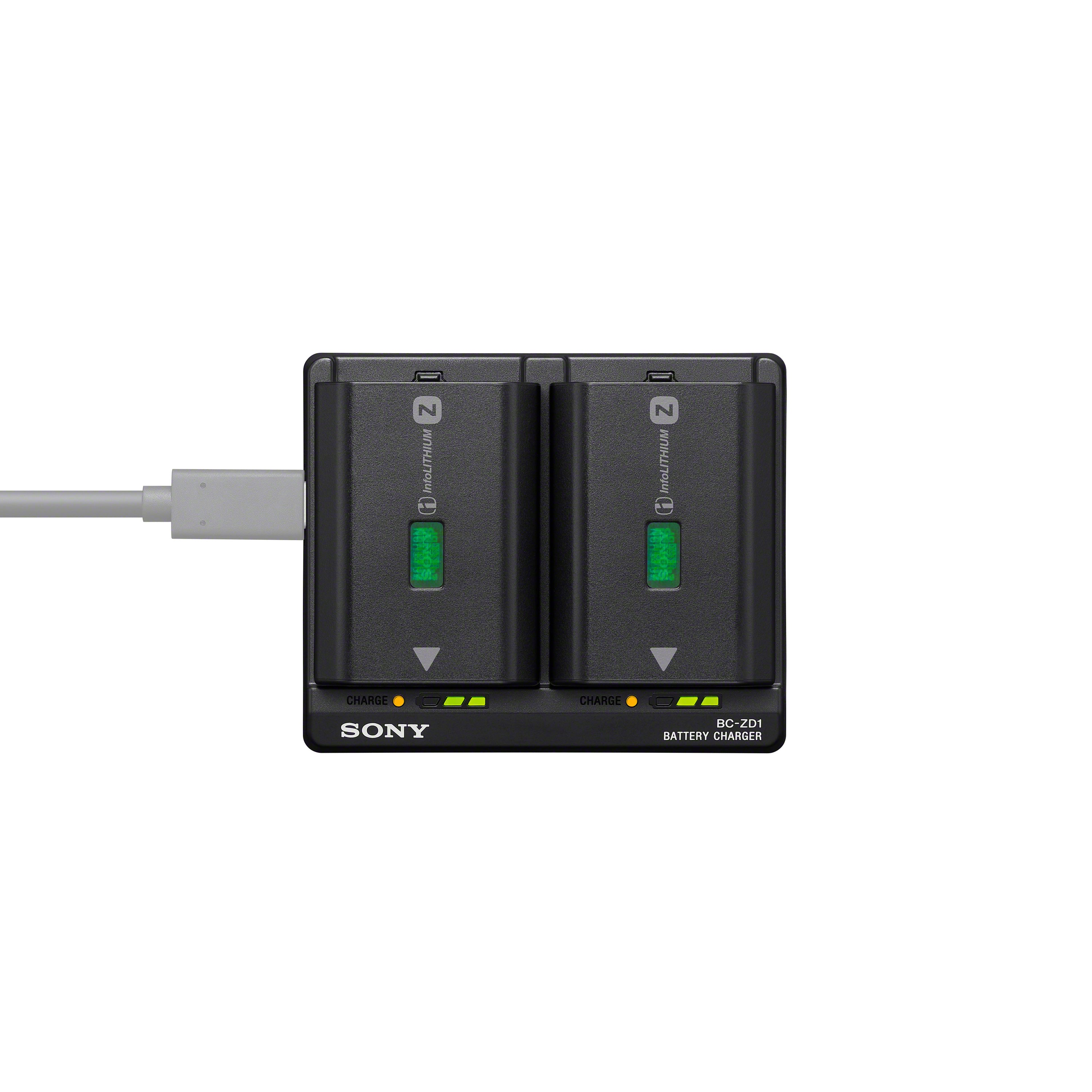 Dual Battery Charger BC-ZD1 for Sony Z Battery