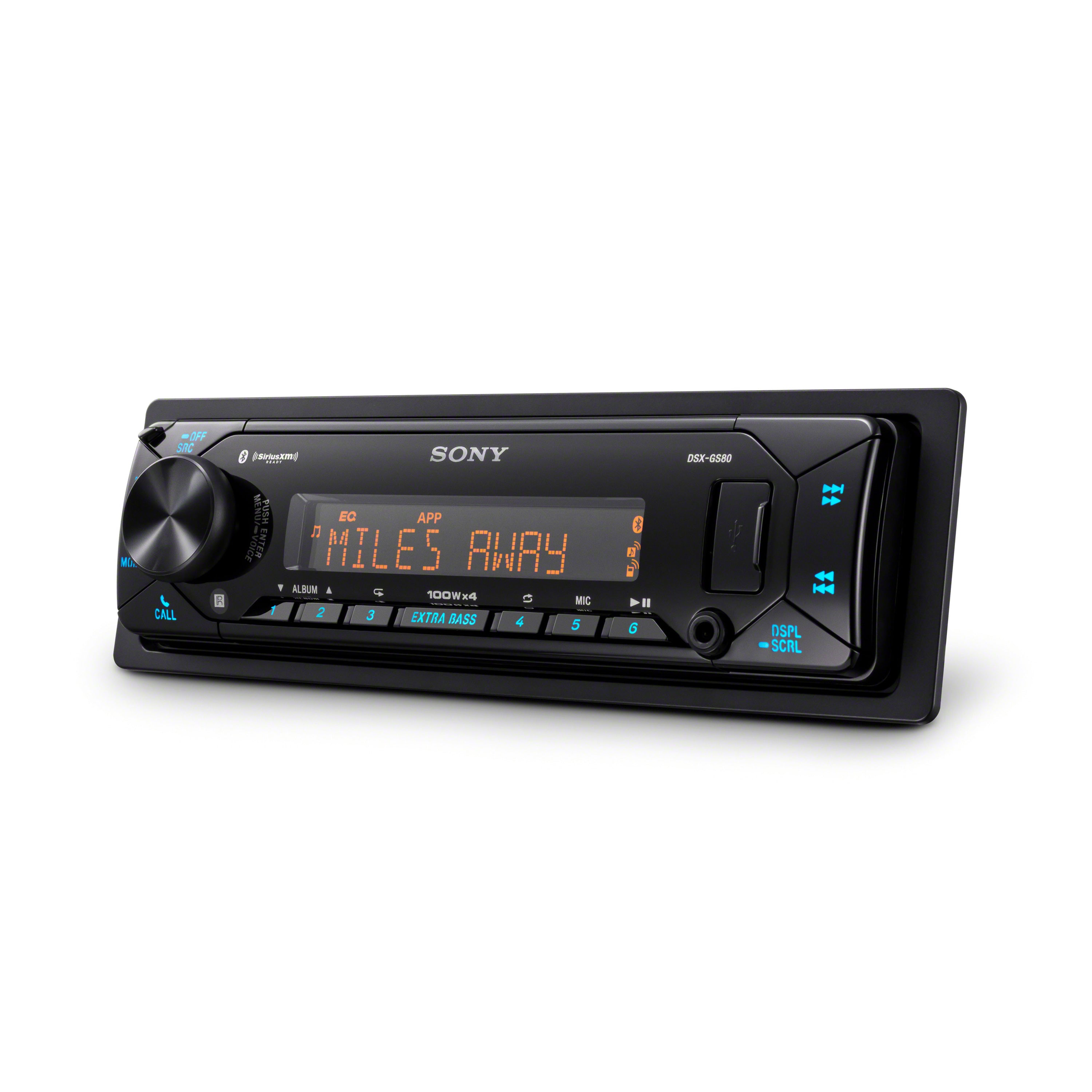 DSX-GS80 High-power Bluetooth® Car Stereo with EXTRA BASS™