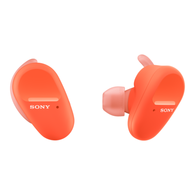 WF-SP800N Truly Wireless Noise-Cancelling Headphones for Sports (Orange)