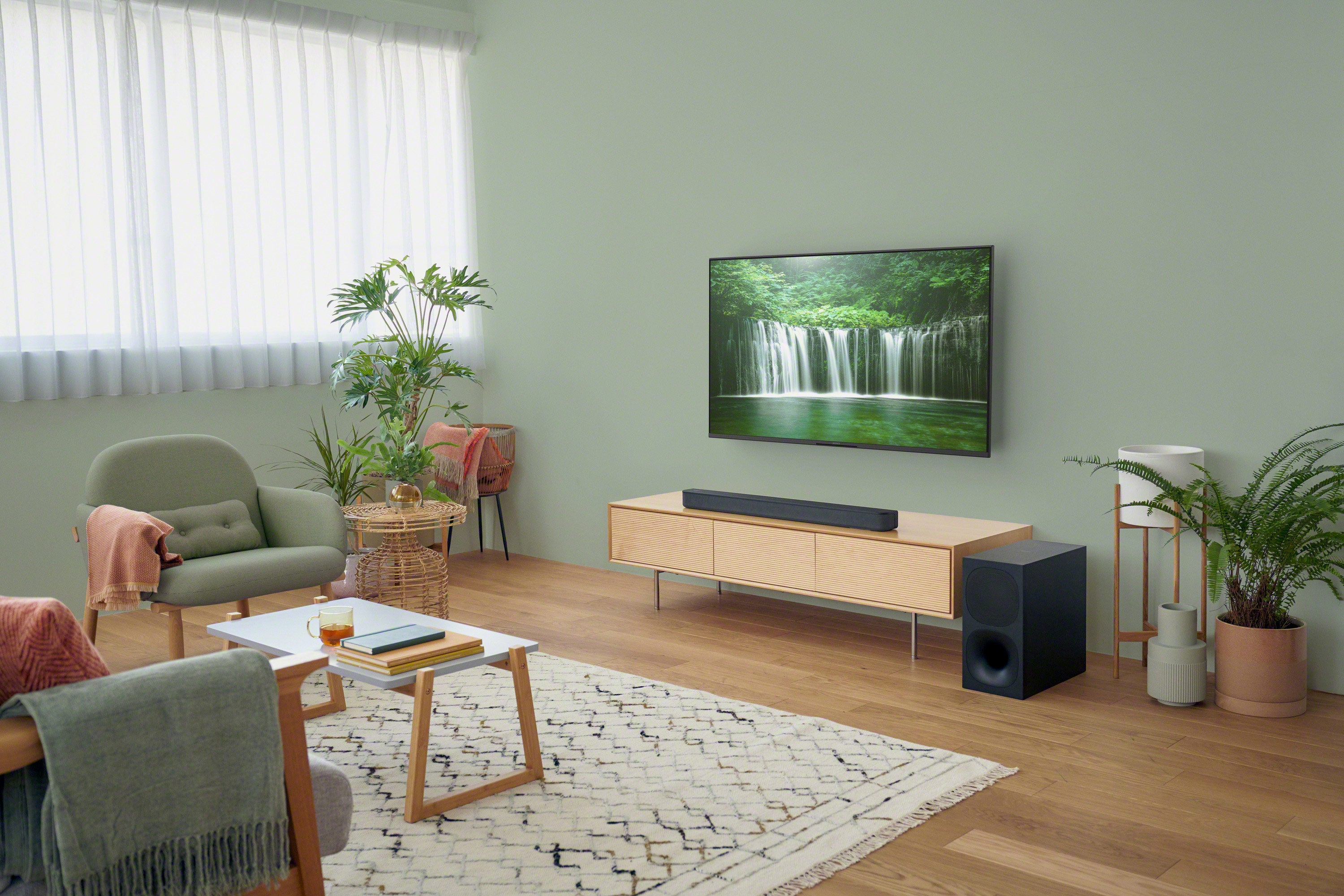 HT S400 2.1ch Soundbar with powerful wireless subwoofer The