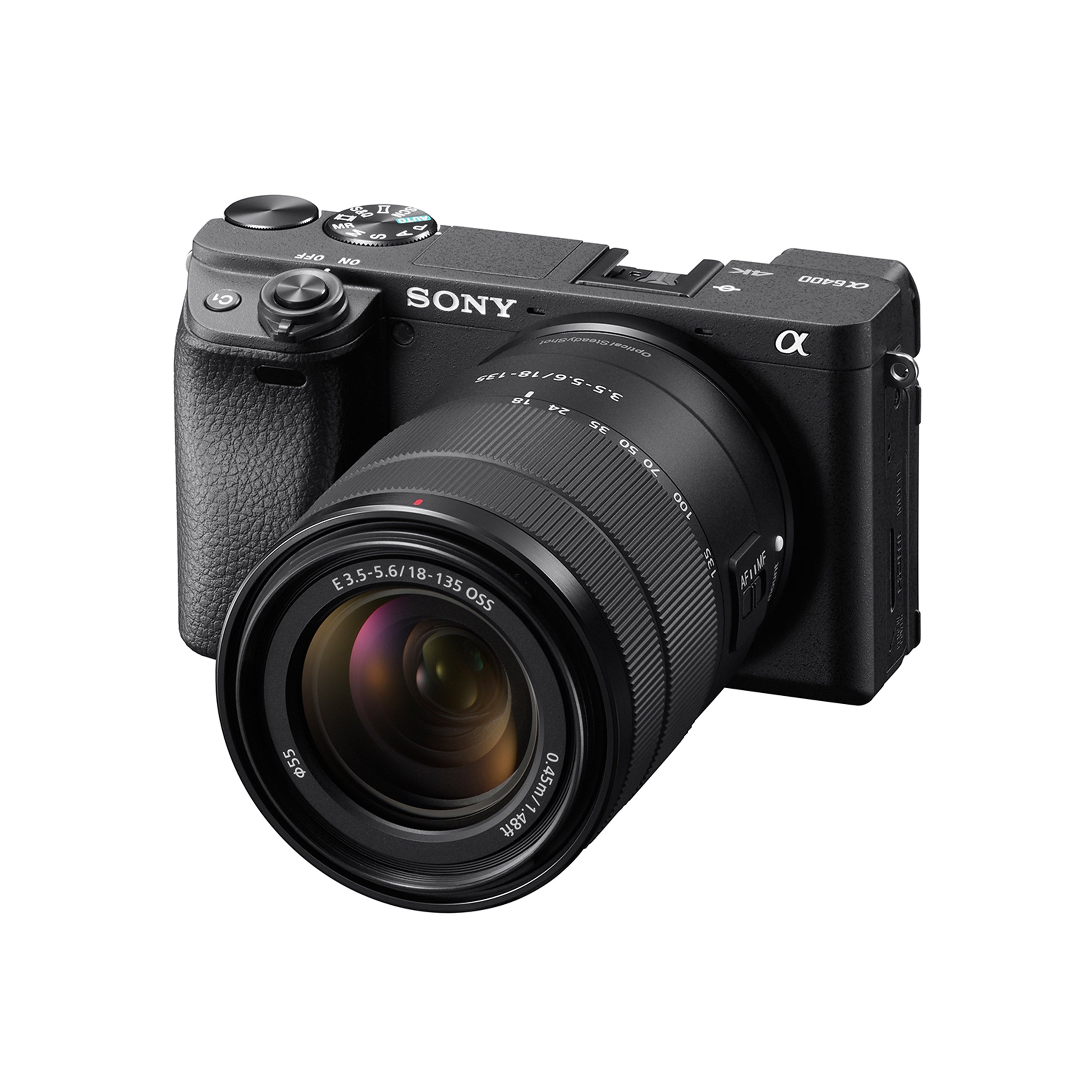 a6400 E-mount camera with APS-C Sensor with 18-135mm Zoom Lens