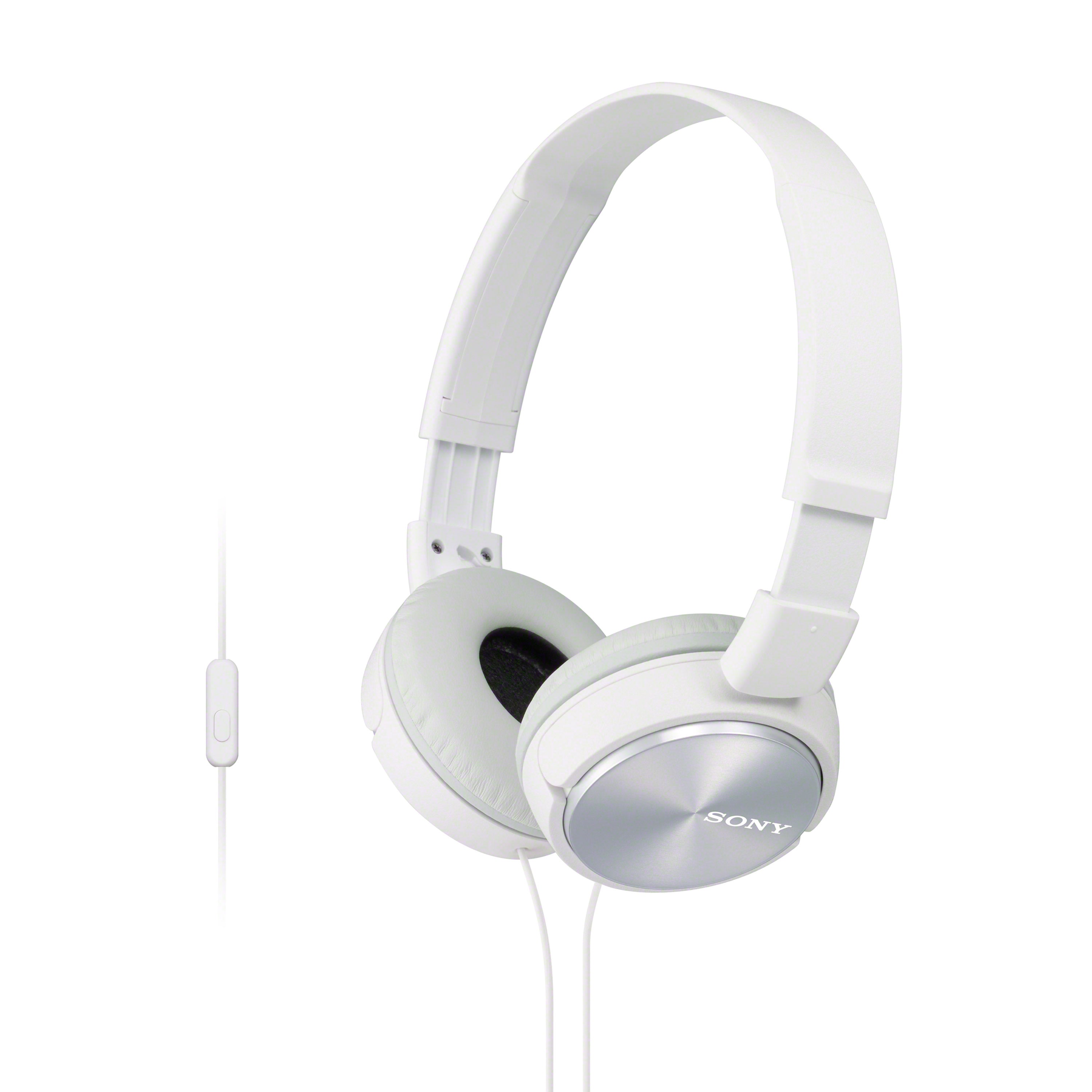 MDR-ZX310 Folding Headphones (White)