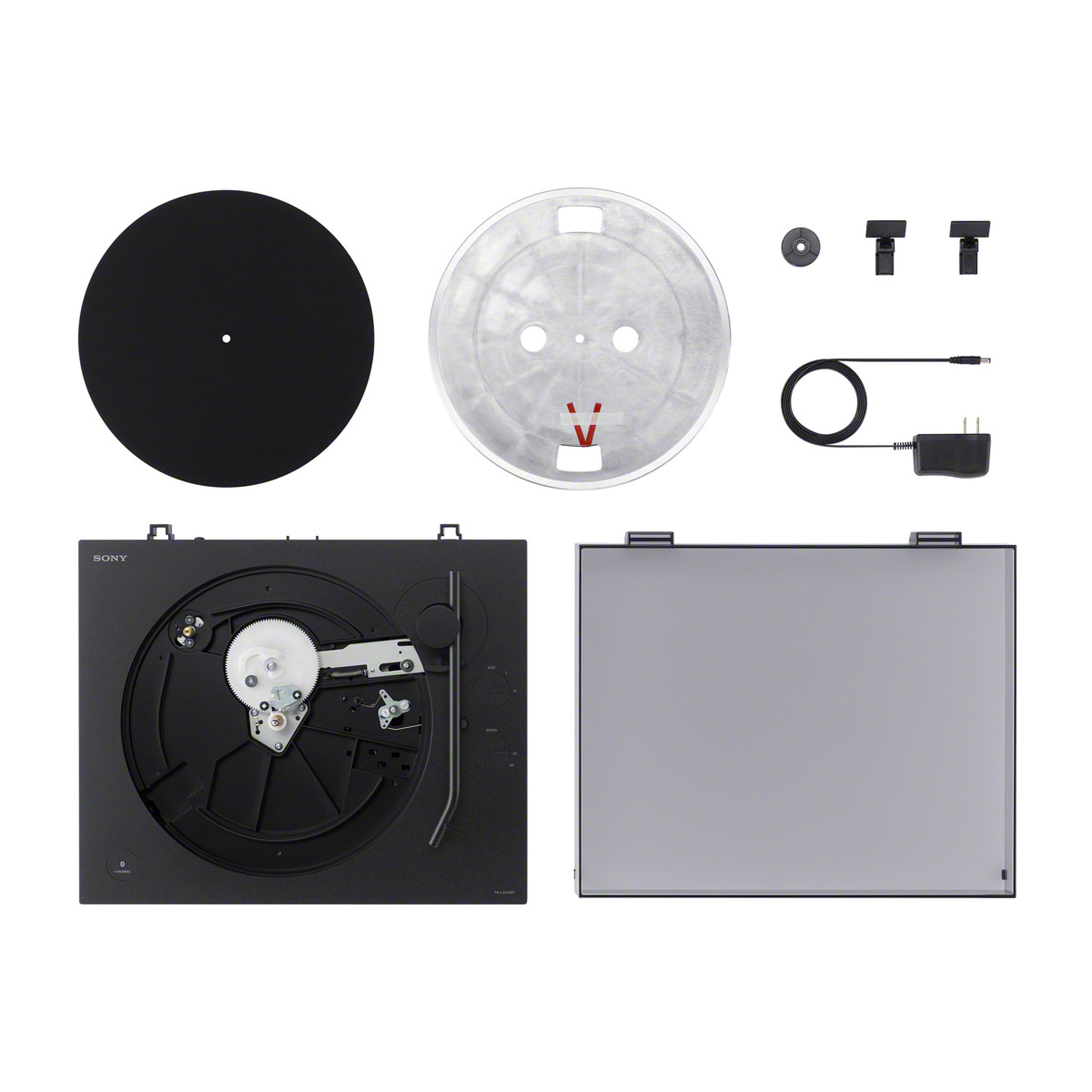 Turntable with BLUETOOTH® connectivity