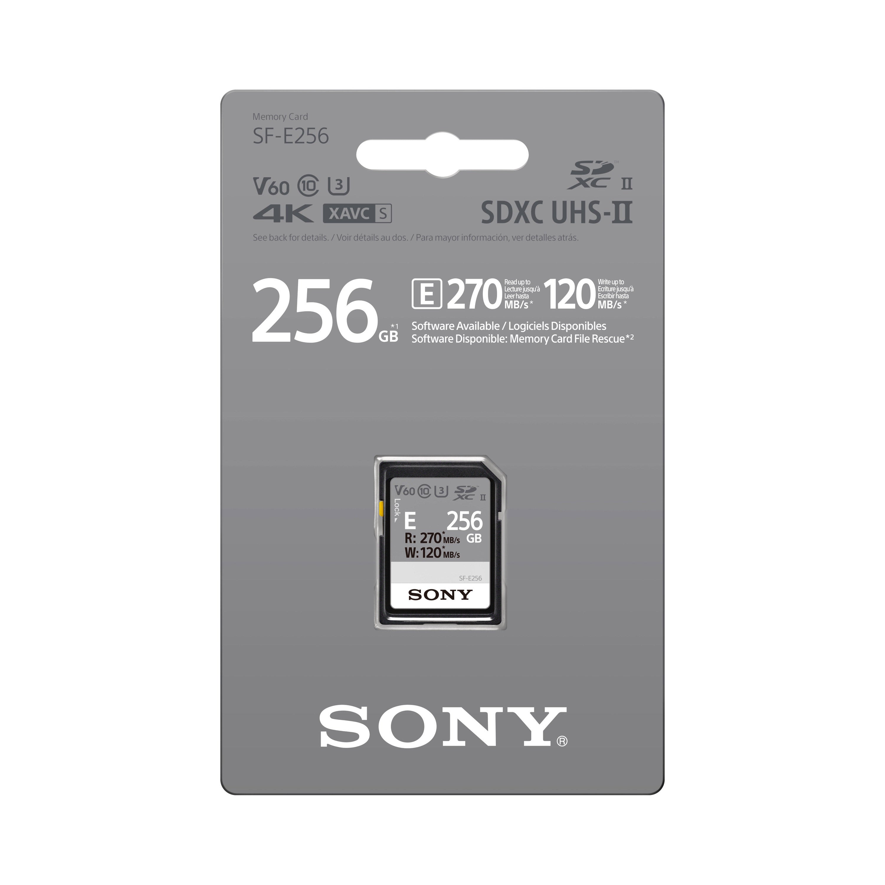 SF-E Series UHS-II SD Memory Card (256GB)