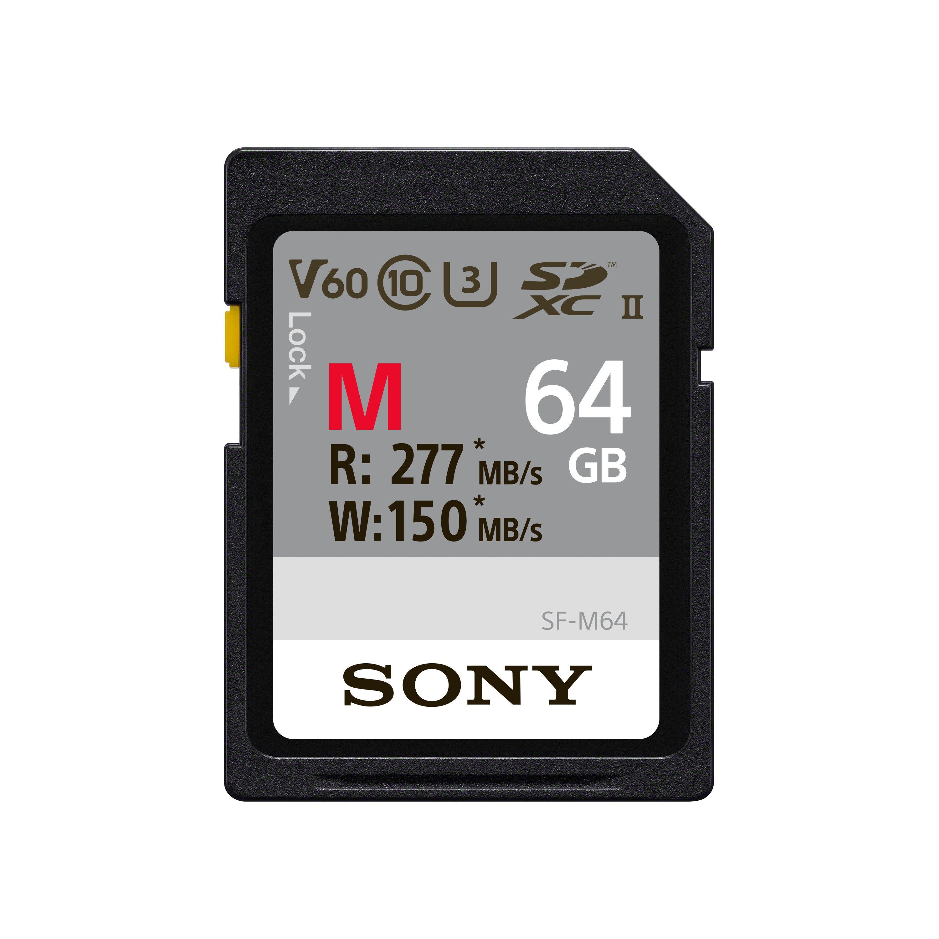 Sony TOUGH-G 64GB SDXC UHS-II U3 Class 10 V90 Card, 300MB/s