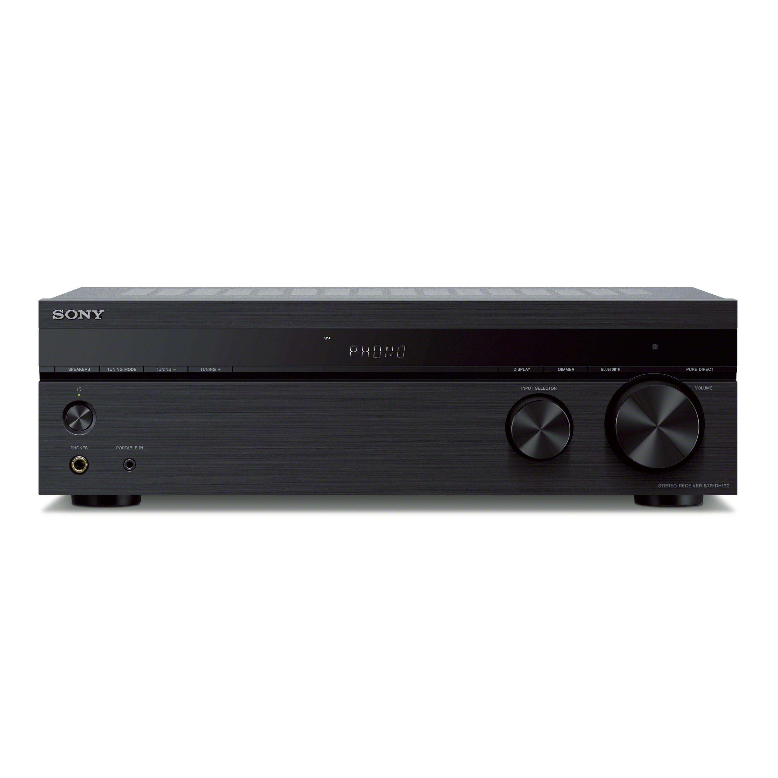Stereo Receiver Phono Input and Bluetooth® Connectivity   STR DH