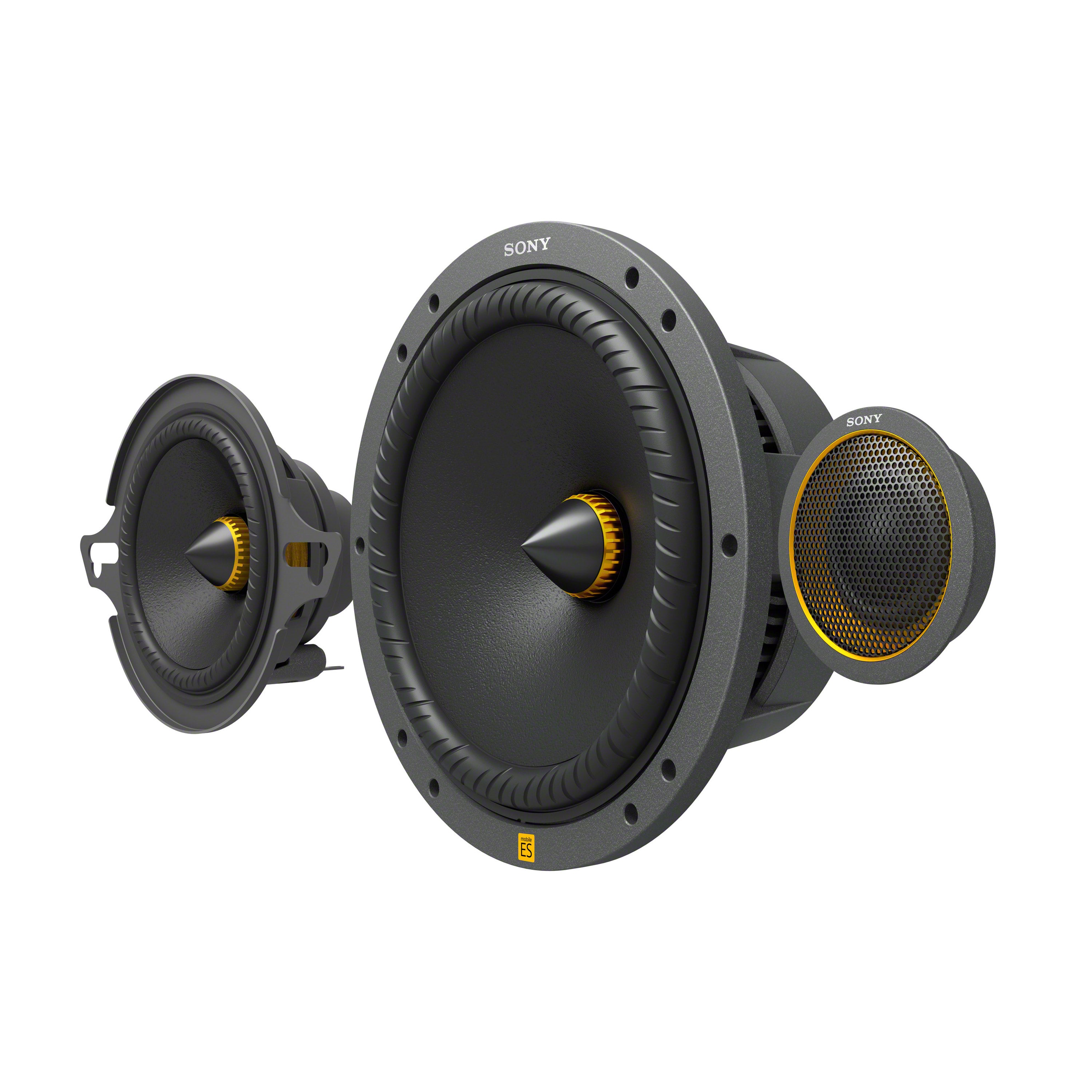 XS-163ES | 6.3 in (16 cm) Mobile ES™ 3-way Component Speakers