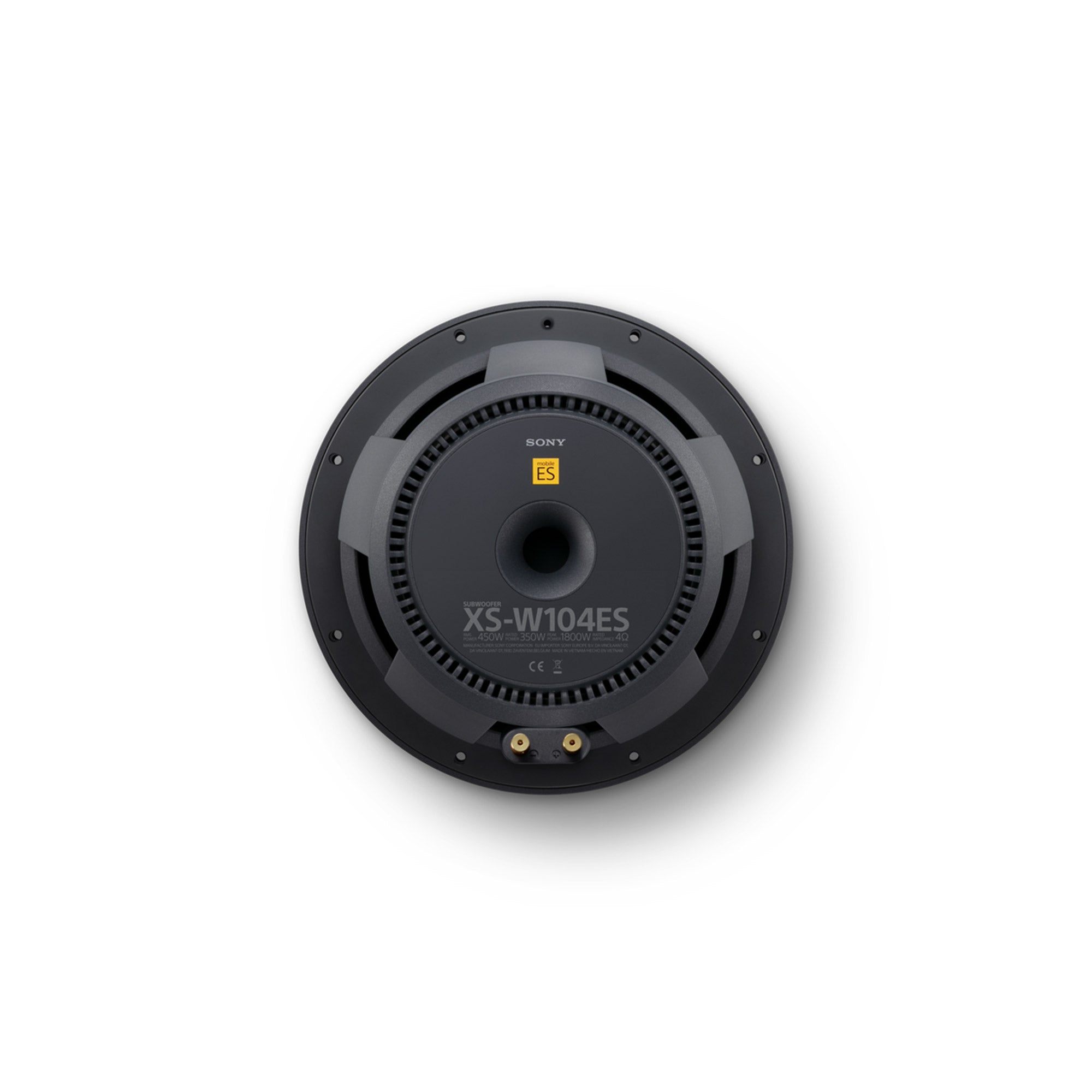 XS-W104ES | 10 in (25 cm) Mobile ES™ MRC Honeycomb Subwoofer