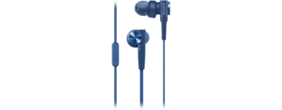 MDR-XB55AP EXTRA BASS™ In-ear Headphones (Blue)