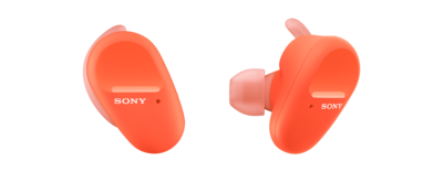 WF-SP800N Truly Wireless Noise-Cancelling Headphones for Sports (Orange)